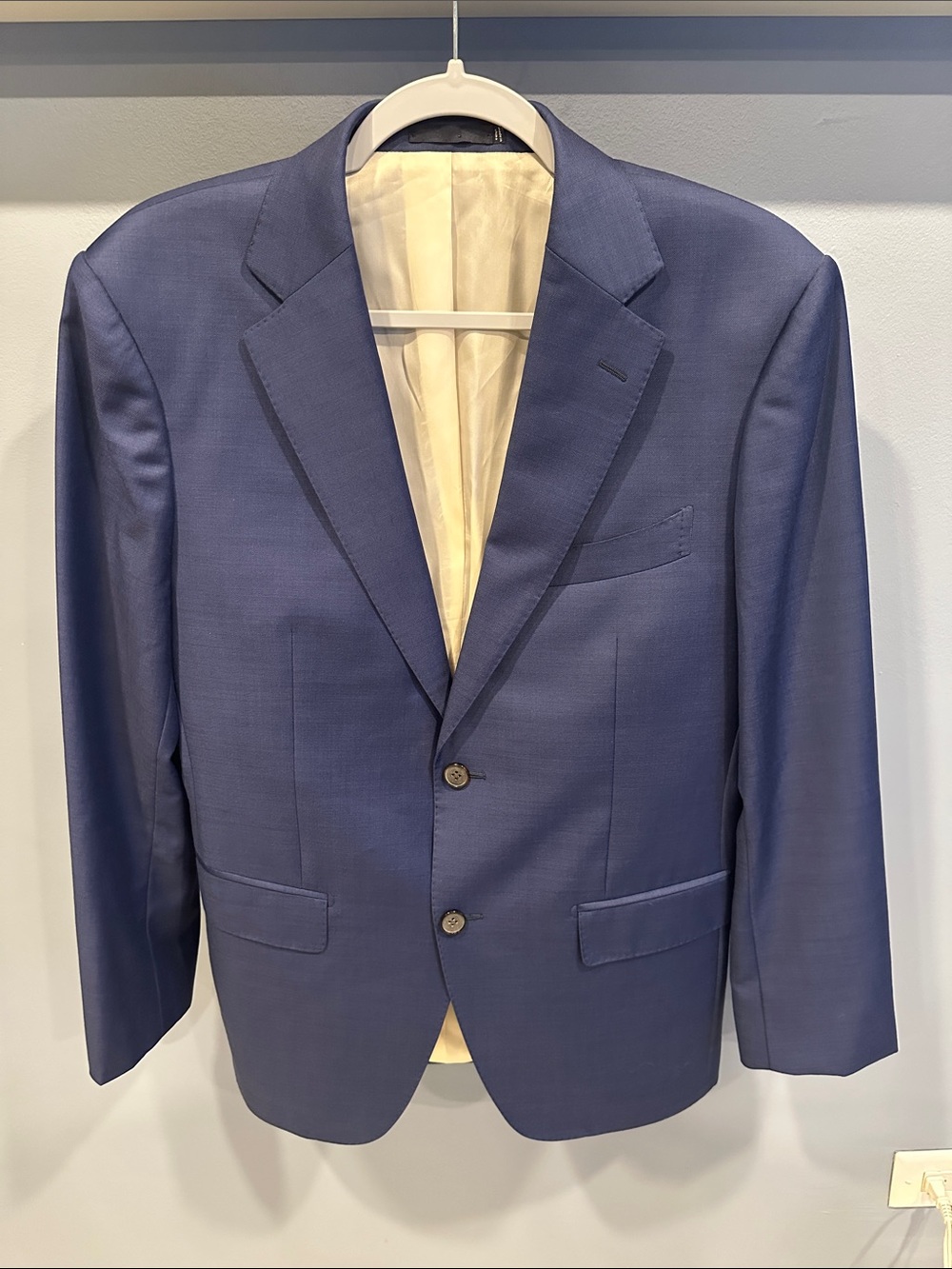 Suitsupply Napoli Zignone Surgeon Navy Men Blazer Jacket Super 110’s Wool Sz 38